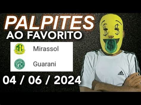 Palpites De Hoje Ao Favorito Mirassol X Guarani Campeonato