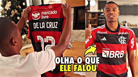 FLAMENGO ANUNCIA DELACRUZ VEJA O QUE ELE FALOU YouTube