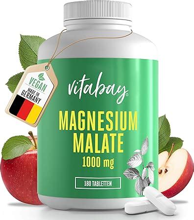 Vitabay Magnesium Malat Tabletten Vegan Laborgepr Ft St Ck Je