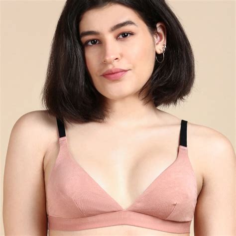 Buy Tailor And Circus Womens Adjustable Triangle Tencel Modal Micro Bra Nude Online