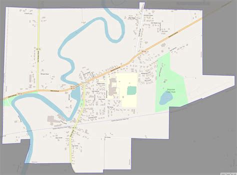 Map of Shiocton village