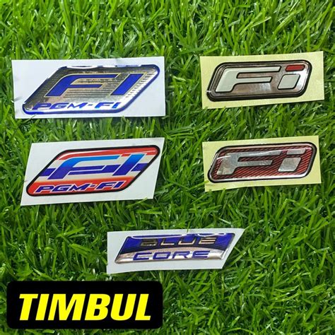 Sticker Epoxy Pgm Fi Y15zr Bluecore Yamaha Sticker Motor STICKER FI