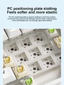 Aula Teclado Mec Nico Personalizado F Por Cento Rgb Hot Swappable Bluetooth Usb C Switch