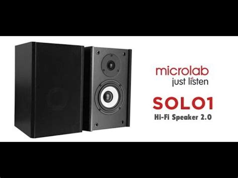 Microlab SOLO 1 Unboxing e Review - YouTube