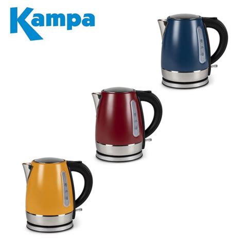 Kampa Cascade Electric Kettle 1 Litre Range Of Colours Purely Outdoors