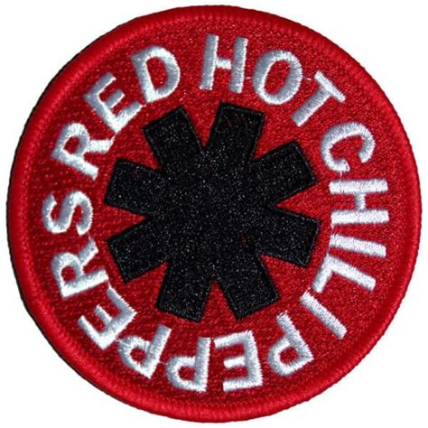 Bandpatches Nl Red Hot Chili Peppers Patch Asterisk Red