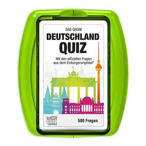 Top Trumps Quiz Deutschland Quiz WM17102