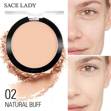 Sace Lady Matte Pressed Powder Smooth Oil Control Face Powder Fm01