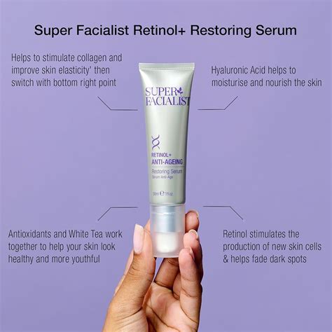 Super Facialist Retinol Anti Ageing Serum Retinol Serum With With