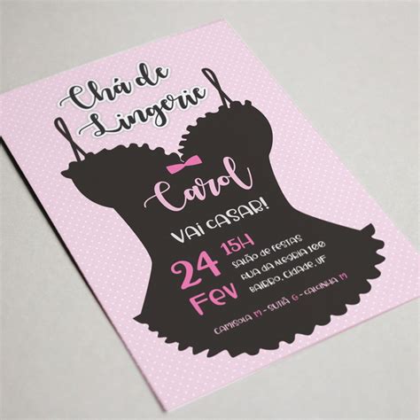 Convite Digital Lingerie Elo Produtos Especiais