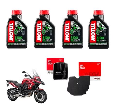 Kit Service Benelli Trk Filtros Motul Siamotos