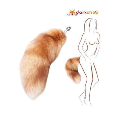 Gold Fox Tail Stainless Steel Anal Plug For Roleplay My Dark Shop