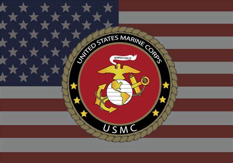 Usmc United States Flag Background Vector Download Free Vectors