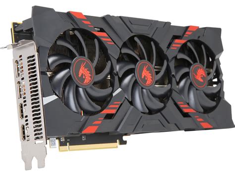 PowerColor RED DRAGON Radeon RX Vega 56 Video Card AXRX VEGA 56 8GBHBM2