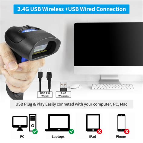 Supply L8 2D Wireless 2.4G Hz Barcode Auto Scanner Wholesale Factory ...