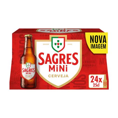 Mercad O Pingo Doce Cerveja Lcool Mini Sagres Pack