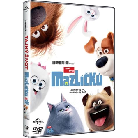 Tajný život mazlíčků 79 Kč DVD v krabičce 14mm Multiland cz