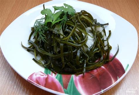 Морская капуста в кунжутном масле - пошаговый рецепт с фото на Повар.ру