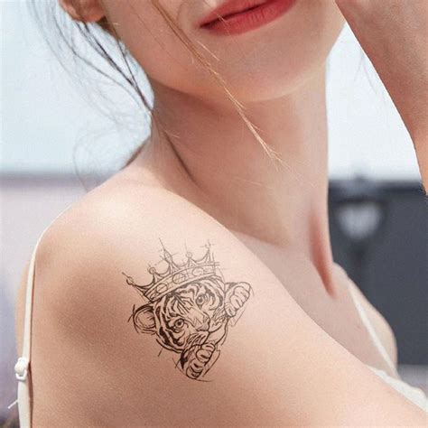 Hojas De Tatuajes Temporales Tatuaje Semipermanente Larga Duraci N