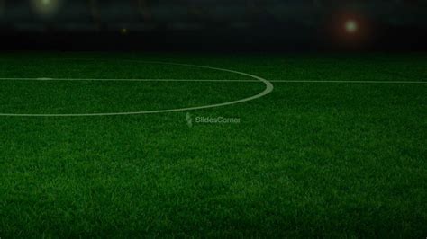 Soccer Field Free PPT Background - SlidesCorner