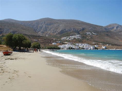 Beaches on Amorgos crystal clear turquoise waters movie "The Big Blue"