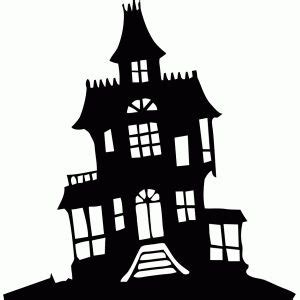 Haunted House Silhouette | Free download on ClipArtMag