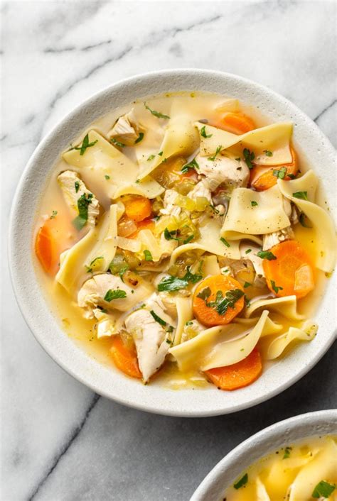 Easy Chicken Noodle Soup Salt Lavender