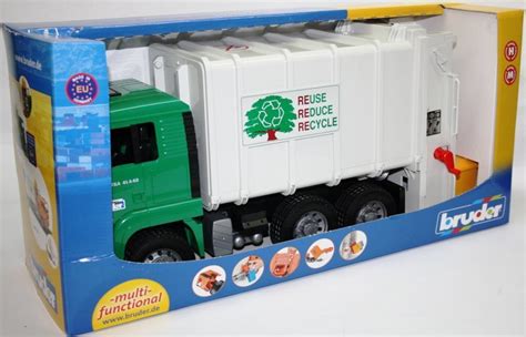 Bruder Toys Man Garbage Truck Rear Loading Green | Wow Blog