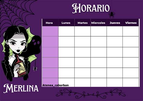 Horario Merlina En 2023 Martes Viernes Horario