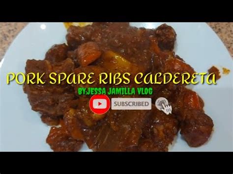 PORK SPARE RIBS CALDERETA LUTONG PINOY LUTONG BAHAY POLAND EUROPE