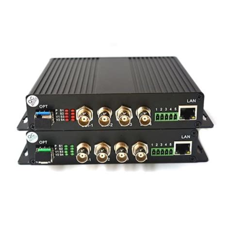 4 HD SDI Over Fiber Optic Extenders 20Km Price Datasheet