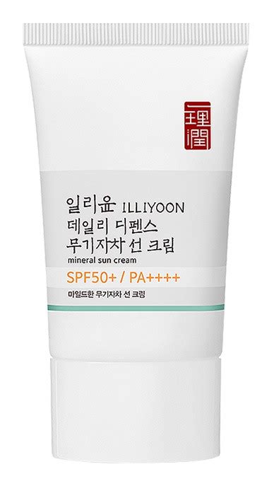 Full Ingredients List Illiyoon Mineral Sun Cream Spf 50