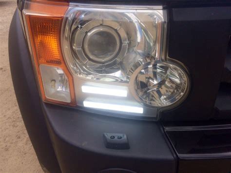 Land Rover Discovery 3. Светодиодные вставки в фары — TAU tech на DRIVE2