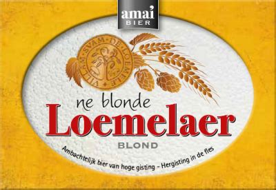 Ne Blonde Loemelaer Bier Van Brouwerij Amai Biernet Nl