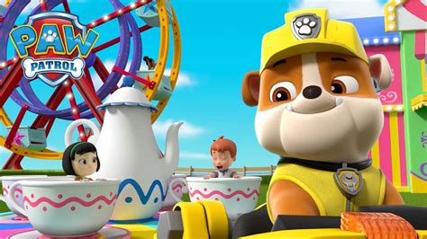 Rubble And Rocky Save The Adventure Bay Carnival And More Paw Patrol Episode Cartoons For