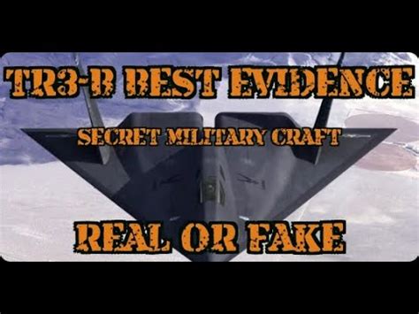 TR3 B Best Proof And Evidence Does This Secret Aircraft Actually