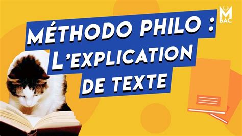 M Thode Bac Philo L Explication De Texte Youtube