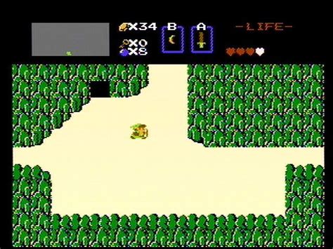 Screenshot Of The Legend Of Zelda Nes 1986 Mobygames