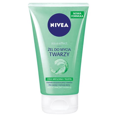 Nivea Aqua Effect Żel do mycia twarzy do cery mieszanej i tłustej