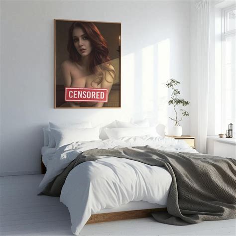 Bold Nude Poster Sensual Evocative Portraiture Modern Erotic Wall Décor Seductive Artistic