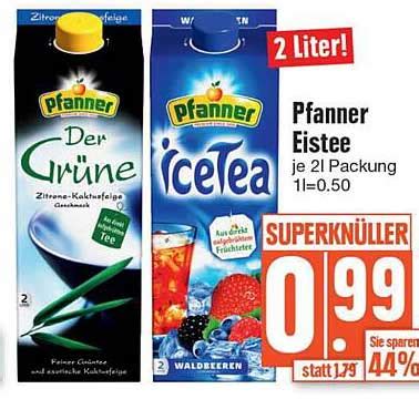 Pfanner Eistee Angebot Bei EDEKA