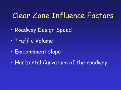 PPT - Clear Zone PowerPoint Presentation, free download - ID:6538346