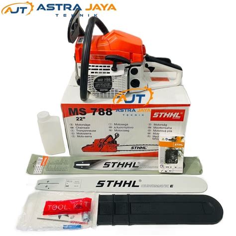 Jual Chainsaw Sthil 22 Inch Bar Baja Laser Mesin Gergaji Kayu 2tak