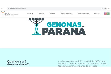 Site do Genomas Paraná vai disponibilizar dados para a população e