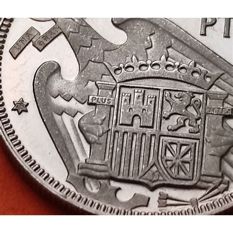 Espa A Pesetas Franco Estado Espa Ol Moneda De Nickel