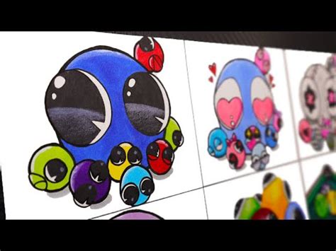 Drawing Lookies In Different Styles Rainbow Friends 2 YouTube