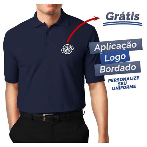 Camisa Gola Polo Bordada Para Uniforme Elo Produtos Especiais