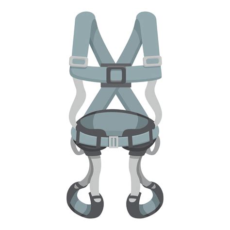 Isolated design of a personal protective safety harness for work at
