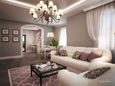 Дизайн обоев для гостиной в частном доме - 86 фото