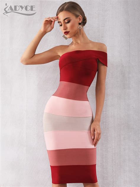 Adyce 2023 New Summer Women One Shoulder Bandage Dres Sexy Sleeveless